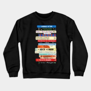 Banned Books Stack Crewneck Sweatshirt